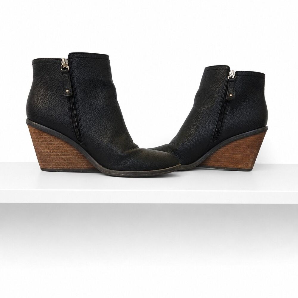 Dr. Scholl's Black Wedge Ankle Booties Be Energized Foam Women's Size 8.5... - Picture 4 of 7
